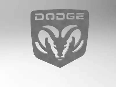 Dodge logo 3D print model