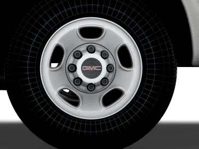 GMC Savana 2022 wheel 3D model