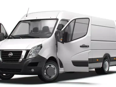 Nissan NV400 Van L4H2 HQ Interior 2021 3D model