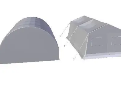Free Tents Game Ready Free low-poly 3D model
