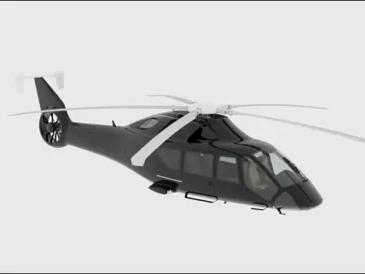 helicopter 3D model