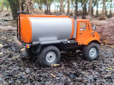 Baby Bog 406 Fuel Carrier - 1-18 TRX4M RC body attachment 3D print model