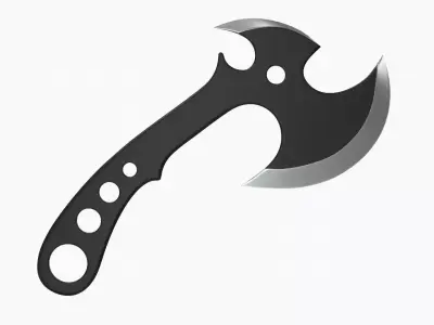 Throwing axe 3D model