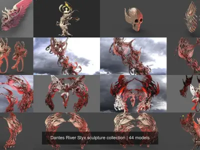 Dantes River Styx sculpture collection 