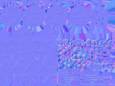 Juncao metal cross Free low-poly 3D model