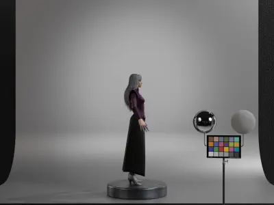Clea Strange Low-poly 3D model