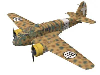 Caproni Ca311 3D model