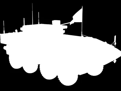 VPK-7829 Bumerang Special Clean Low-poly 3D model