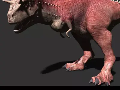 Carnotaur Resurrection - Game ready 3d model Low-poly 3D model