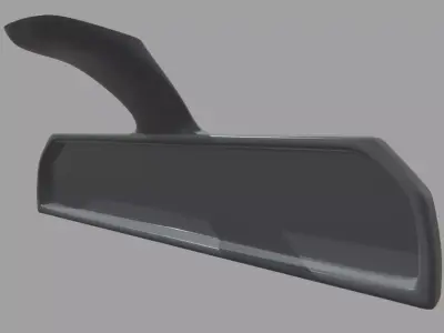 Rearview Mirror Low-poly 3D model