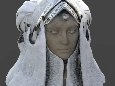 Ancient Alien Headdress 2 3D model