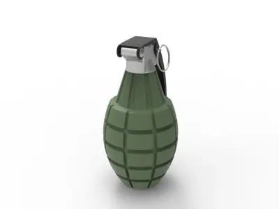 grenade with handle 3D model