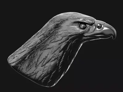eagle head 3D model