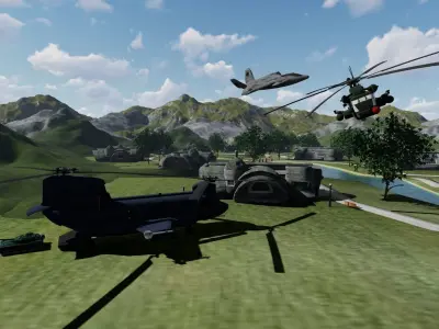 Battle Scene 3D model