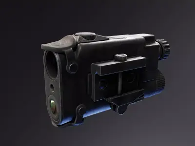 DLIRIL50 Laser Pointer and Illuminator Low-poly 3D model