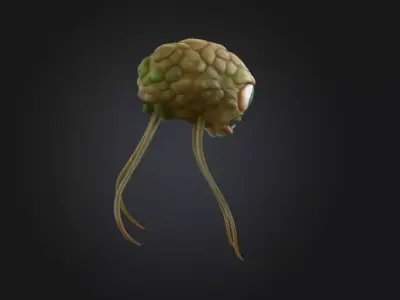 Cyclopean Stalker Low-poly 3D model