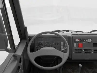 Iveco Eurocargo 100E18 2001 Tanker Truck Low-poly 3D model