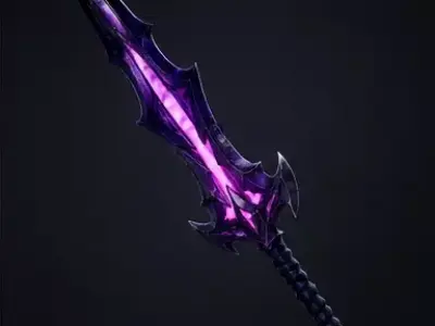 Shadow Lance Low-poly 3D model