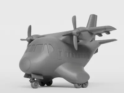 Mini Plane - CN 235 3D print model