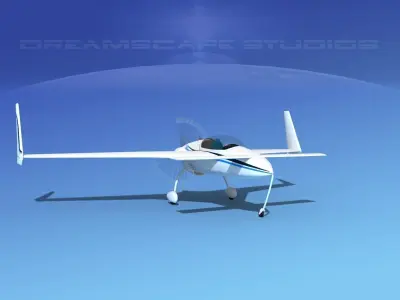 Rutan VariEze V09 3D model