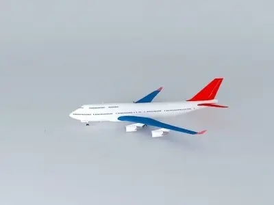 Boeing 747 400 3D model