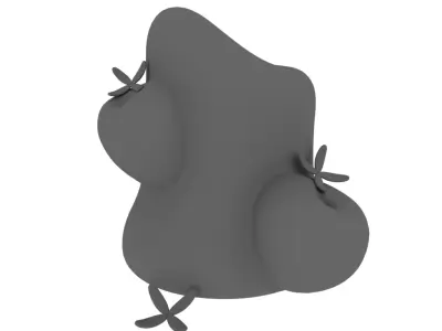 Anthill fruit 3D model