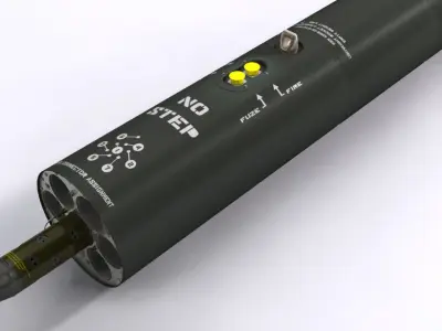 M260 Rocket Launcher 3D model