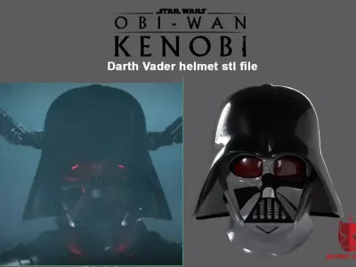 Darth Vader Kenobi Series STL file for 3d print V2 3D print model