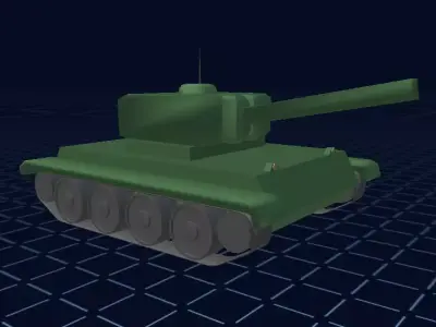 Militant Verdant Dominator - 3D Model of a Green Tank 3D print model