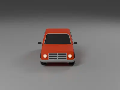 Low Poly Car Free low-poly 3D model