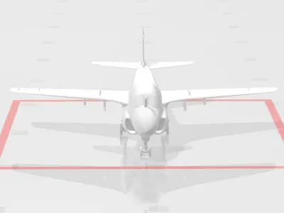 A6 intruder military jet 3d print model 3D print model