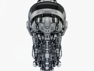 Cyber head 3D model 3D model