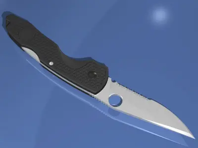 Folding Pocket Knife 3D model