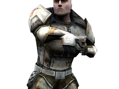 3DRT - Sci-Fi Elite Troopers Low-poly 3D model