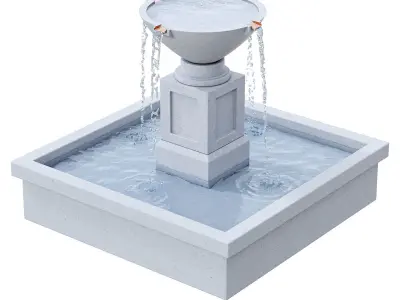 Campania - Rittenhouse Fountain 3D model