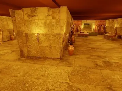 U Shaped Egyptian Mummification Corridor and Punishment Set 3D model