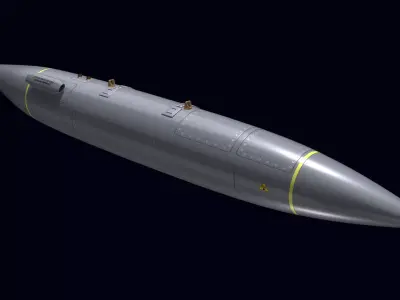 Electronic Support Jammer for Rafale 3D model