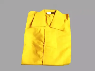 Yellow Shirt Low-poly 3D model