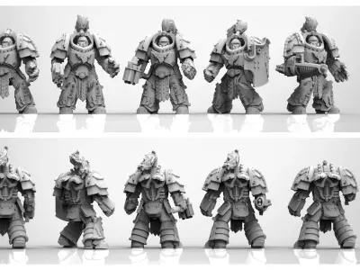 Tempest Knights Jupiter Pattern Exo Suits Free 3D print model