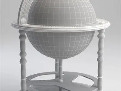 Antique Globe 3D model