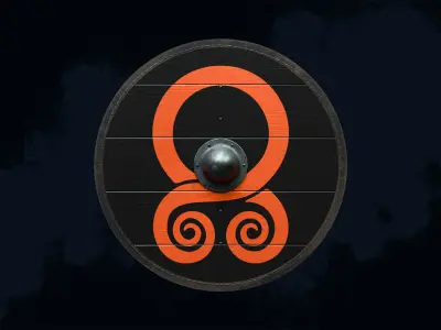 Viking Shield - Fresforged edition 3D Model Collection