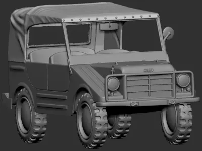 1to56 scale DKW Munga from German Bundeswehr 3D print model