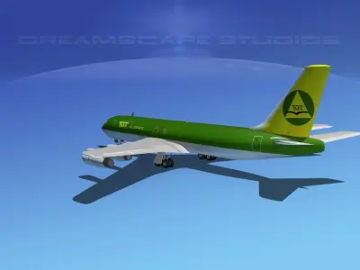 Boeing 707 Lebanon 3D model