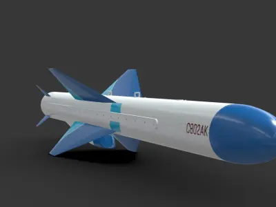 C-802AK Chinese ALCM Display Livery Low-poly 3D model