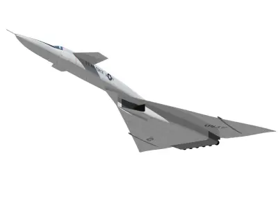North American XB70 Valkyrie 3D model