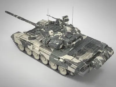 Modern Tank 3D model