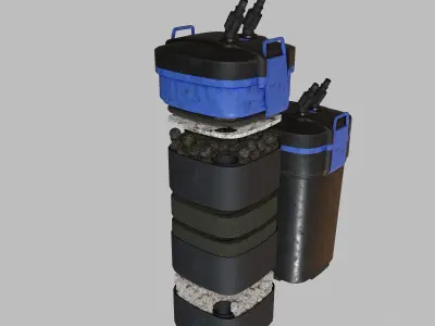 External filter 3D model