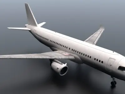 Airbus A320 Template v2 3D model