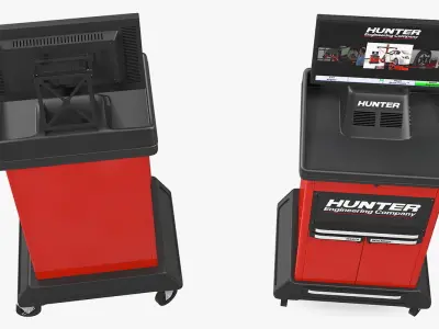 Hunter HawkEye Elite WA570 Console 3D model