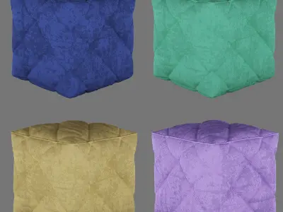 BON VIVANT POUF C3 01 Free 3D model